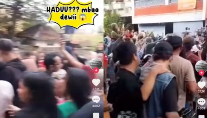 Demo Ratusan Warga di Rumah Dewi Perssik di Lebak Bulus, Diduga Mencemarkan Nama Baik Kampung