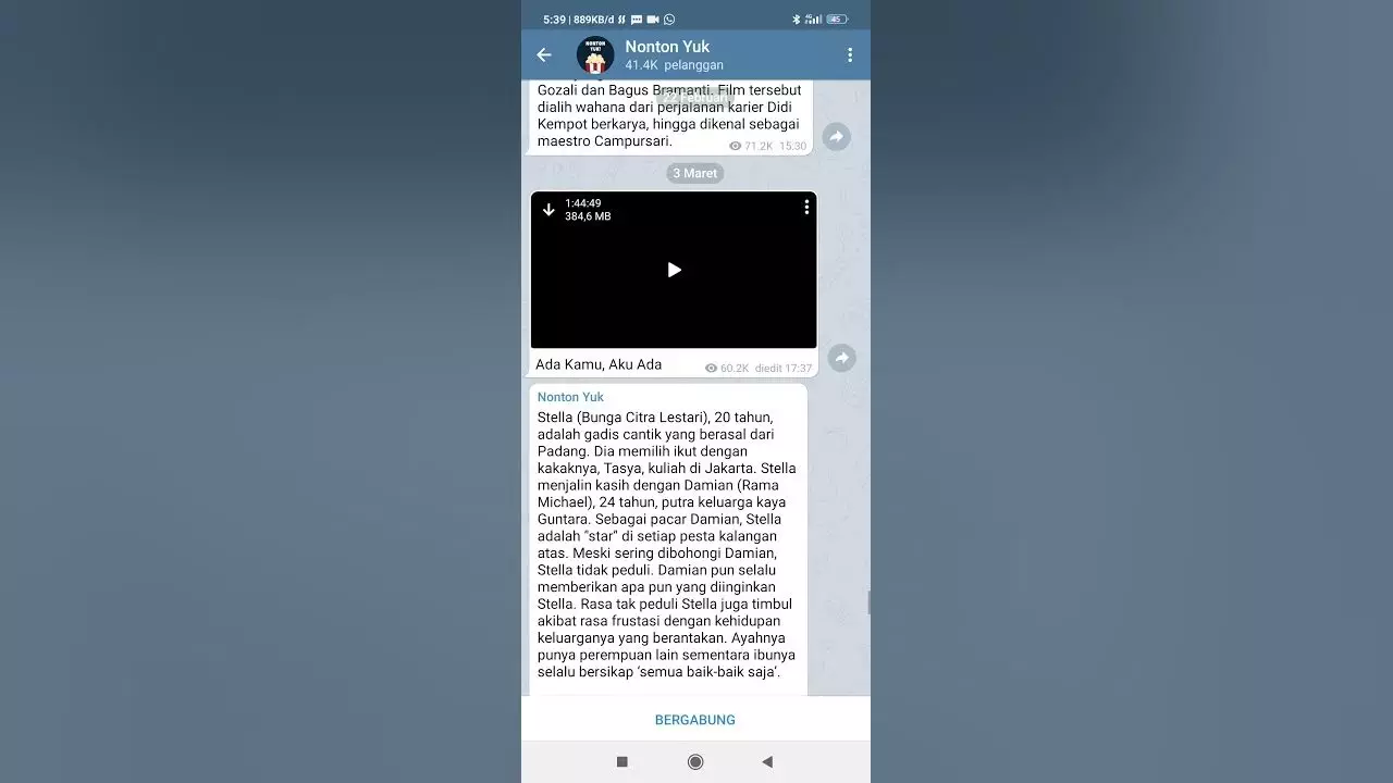 3 Cara Nonton Film di Telegram dengan Cara Termudah