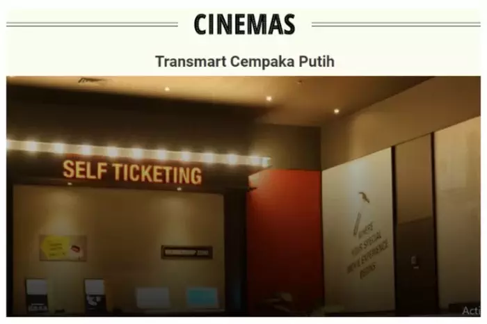 Harga tiket cgv transmart cempaka putih