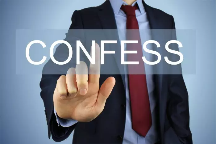 Confess artinya apa