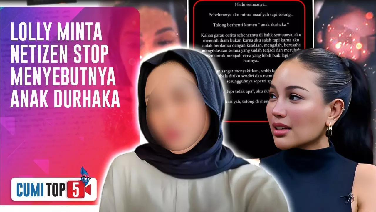 Lolly Menyesali Perbuatannya Setelah Dicap Anak Durhaka oleh Nikita Mirzani